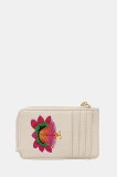 Medicine card holder femei, culoarea bej