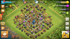 cont clash of clans lvl 12 foto