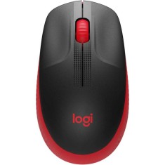 Mouse wireless Logitech M190, Rosu