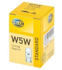 Bec Hella W5W 12V 5W 8GP 003 594-121 foto