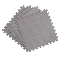 Covoras puzzle xl, 60x60 cm, grosime 2 cm, spuma eva, 2 piese culoare gri foto
