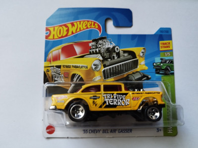 bnk jc Hot Wheels 2023 - &amp;#039;55 Chevy Bel Air Gasser - 110a/250 foto