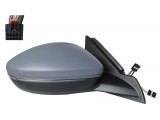 Oglinda usa exterioara OPEL CORSA/-e F, 06.2019-12.2023; PEUGEOT 208, 06.2019-, dreapta, electrica; grunduit; incalzire; convexa; sticla crom; senzor