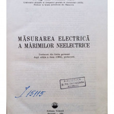 Hans Ferdinand Grave - Masurarea electrica a marimilor neelectrice (1966)