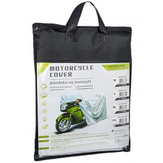 Husa Moto Exterior Marimea &amp;quot;XXL&amp;quot; 265x105x125 Cm, 3 Straturi, Reflectoare Carmotion 86381