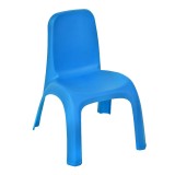 Scaun din plastic pentru copii, 43 x 37 x 52.5 cm, Albastru