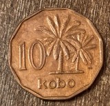 C50 - Moneda foarte veche - Nigeria - 10 kobo - 1991