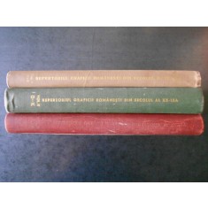 REPERTORIUL GRAFICII ROMANESTI DIN SECOLUL AL XX-LEA volumele 1, 2 si 3