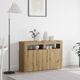 vidaXL bufet Stejar Artisan Lemn Ingineresc 116 x 30 x 75 cm Bufet