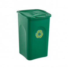 Cos de gunoi Stefanplast Begreen, Plastic, 50 L, Verde foto