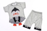 Compleu Tricou si Pantalonas Scurt Pinguin bebelusi 6-24 luni