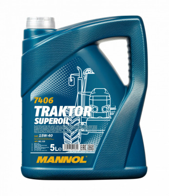 Ulei Motor Mannol Traktor Superoil, 15W40, 5L foto