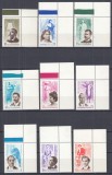 ROMANIA 1964 LP 578 FIGURI DE SEAMA DIN TRECUTUL OPEREI ROMANESTI SERIE MNH