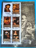 TIMBRE COREA DE NORD/1983 BLOC -Pictură REMBRANDT-stampilat -MNH