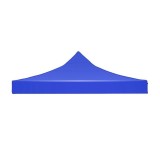 Prelată impermeabilă eMazing pentru acoperiș cort tip pavilion, 2x2 m, din material textil impermeabil Oxford 700D, cauciucat, culoare albastru