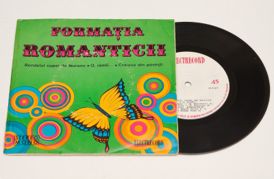 Romanticii &amp;ndash; Rondelul Cupei De Murano - disc vinyl vinil mic 7&amp;quot; foto