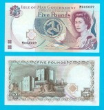 Insula Man (p#48) 5 Pounds 2015 UNC &#039;Castelul Rushen&#039; serie: M905037