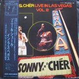 Vinil 2XLP &quot;Japan Press&quot; Sonny &amp; Cher &lrm;&ndash; Live In Las Vegas Vol.2 (VG++)