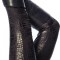Colanti Dama Crocodil L, Negru