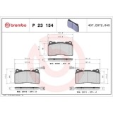 Placute frana Alfa Romeo Giulietta (940) 04.10-12.20, Giulietta Box / Liftback (940) 04.11-12.20, Fata, BREMBO