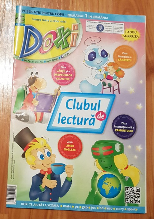 Doxi. Clubul de lectura. Nr. 7 anul XIV