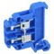&Icirc;mbinare Șine 0.5-4mm2 2 Borne Albastră TS35