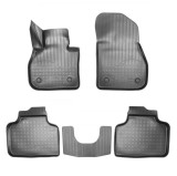 Set de 5 covorase cauciuc 3D stil tavita premium pentru Mini Countryman F60 din 2017, Recambo