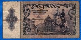 (2) BANCNOTA AUSTRIA - 10 SCHILLING 1950 (2 IANUARIE), EDITIA A II-A