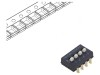 Comutator DIP-SWITCH 4 Secțiuni OFF-ON 0.025A 24VDC