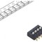 Comutator DIP-SWITCH 4 Secțiuni OFF-ON 0.025A 24VDC