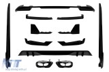 Pachet Aero tip M Performance Design Design potrivit pentru BMW X5 G05 dupa 2023 pentru barele M-technik, lac negru Performance AutoTuning