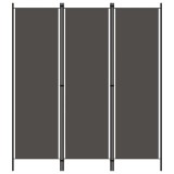 Cumpara ieftin Paravan de camera cu 3 panouri, antracit, 150 x 180 cm