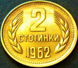 Cumpara ieftin Moneda 2 STOTINKI - RP BULGARA / BULGARIA COMUNISTA, anul 1962 * cod 4911 - UNC, Europa