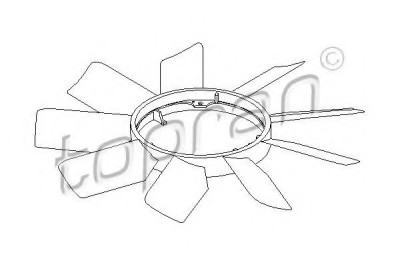 Elice ventilator racire motor MERCEDES E-CLASS (W124) (1993 - 1995) TOPRAN 400 997 foto