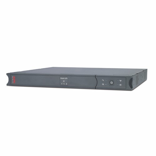 UPS APC, &quot;Smart-UPS&quot;, Line Int. cu management, tower, rack, 450VA/280W, AVR, IEC x 4, 1 x baterie RBC18, display LCD, back-up 11 - 20 min., &quot;SC450RMI1