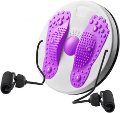 Disc rotativ cu corzi Twister Waist Fitness, pentru gimnastica