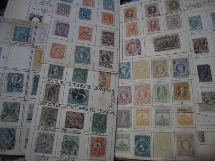 Timbre postale , colectie vintage