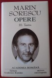 Marin Sorescu / OPERE TEATRU - Ediție de lux, pe foita (Academia)