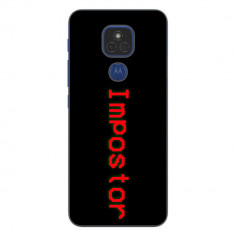Husa compatibila cu Motorola Moto E7 Plus Silicon Gel Tpu Model Among Us Impostor