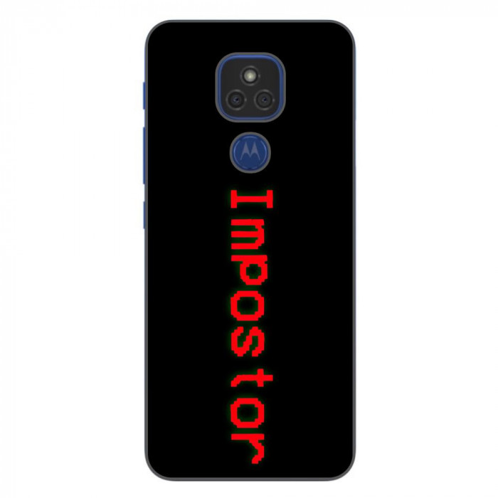 Husa compatibila cu Motorola Moto G9 Play Silicon Gel Tpu Model Among Us Impostor