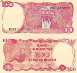 Indonezia 100 Rupiah 1984, Bancnota UNC, Asia