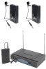 Set 2 microfoane wireless lavaliera cu receiver NC-210, WVNGR