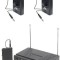 Set 2 microfoane wireless lavaliera cu receiver NC-210