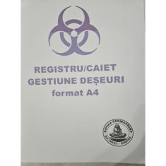 Registru/caiet gestiune deseuri format A4