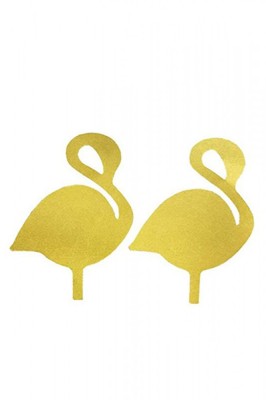 TE113-9 Accesorii autoadezive pentru sani, model flamingo foto