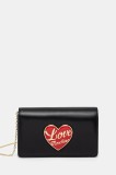 Love Moschino poșetă culoarea negru, JC4186PP1NLP0000