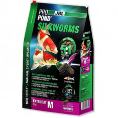 Hrana poesti iaz JBL ProPond Silkworms M 1 kg foto