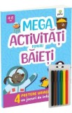 Mega activitati pentru baieti. 4 postere uriase