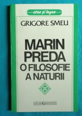 Grigore Smeu &ndash; Marin Preda o filosofie a naturii ( critica literara )( prima editie )