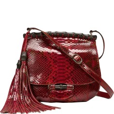 Nouveau Red Python Shoulder Bag foto